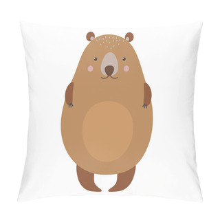 Personality  Cartoon Bear Vector Haracter Pillow Covers
