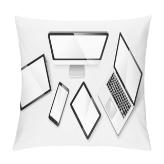 Personality  Modern Device Isolated. Vector Pillow Covers