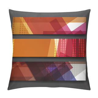 Personality  Set Of Templates In Abstract Style Pillow Covers