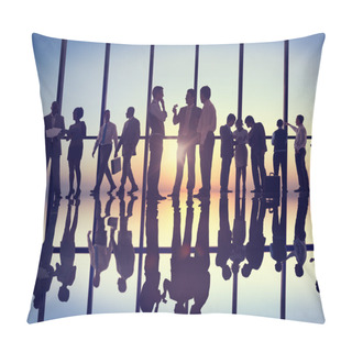 Personality  Business People Working In Office Pillow Covers