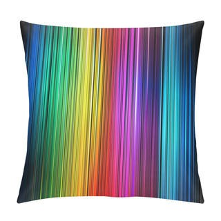 Personality  Abstract Colorful Vertical Striped Pattern Background Pillow Covers