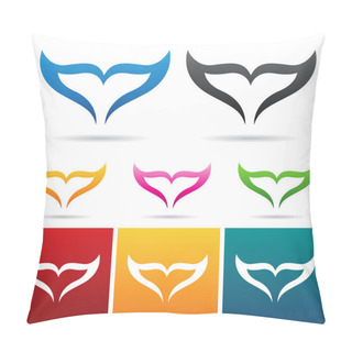 Personality  Fish Tail Icons Pillow Covers