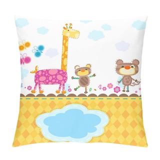 Personality  Cute Animals Pillow Covers