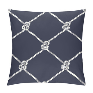 Personality  Seamless Nautical Rope Knot Pattern Pillow Covers