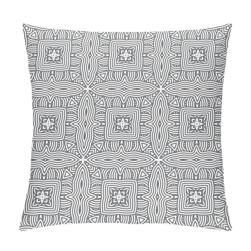 Personality  ethnic seamless pattern ornament print design pillow covers