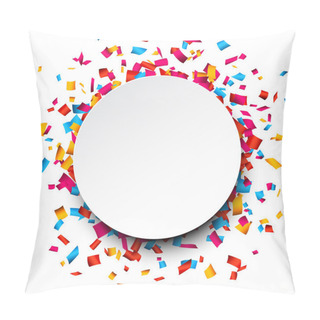 Personality  Confetti Celebration Background. Pillow Covers