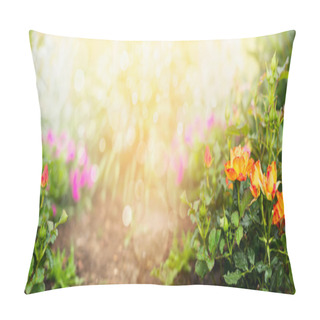 Personality  Yellow Orange Color Rose Flowers Pillow Covers