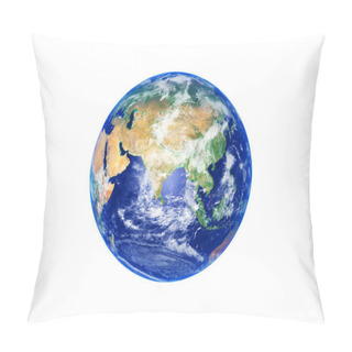 Personality  Earth Globe, Asia, High Resolution Image Pillow Covers