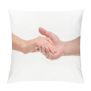 Personality  Male Hand Holding Female Hand Pillow Covers