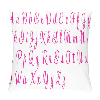 Personality  PInk Sweetheart Alphabet Letters Pillow Covers