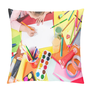 Personality  Schoolchild Drawing Picture Pillow Covers