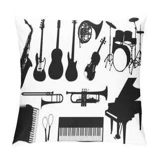 Personality  Music Instruments Pillow Covers