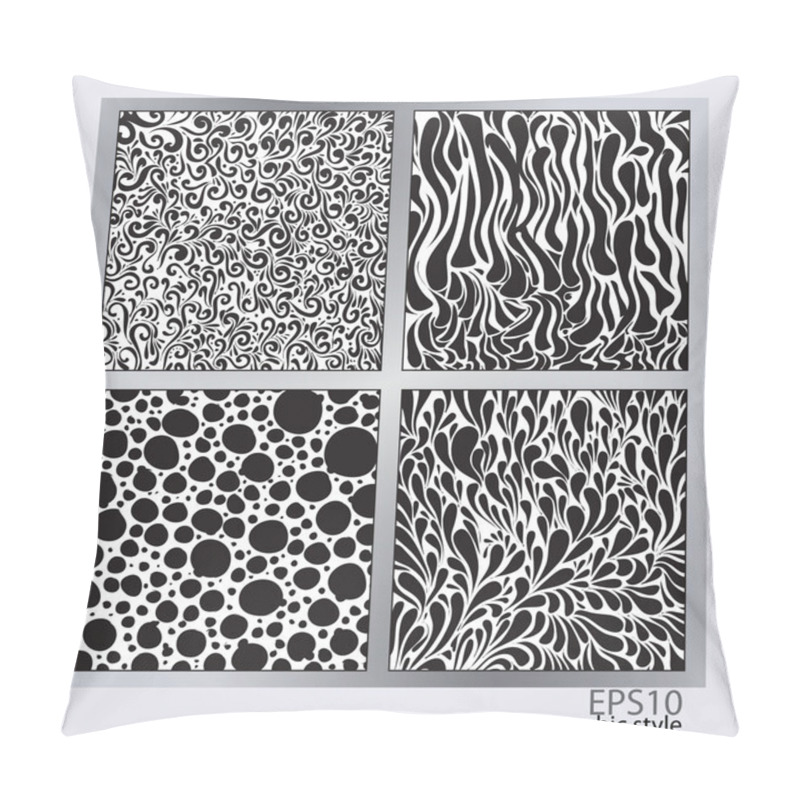 Personality  Vector Set Of Abstract Backgrounds. Pillow Covers