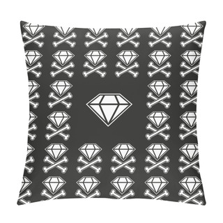 Personality  Dark Emo Pattern Pillow Covers