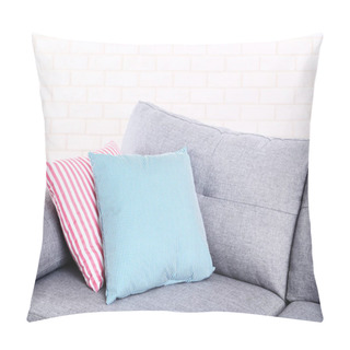 Personality  Colorful Soft Pillows On Grey Sofa Pillow Covers