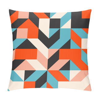 Personality  Geometric Artwork Design With Simple Shapes And Figures. Abstract Pattern Graphics With Geometrical Forms And Elements. Perfect For Web Banner, Business Presentation, Branding Package, Fabric Print. Pillow Covers