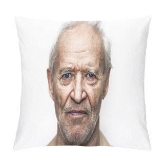Personality  Serious Old Man Pillow Covers