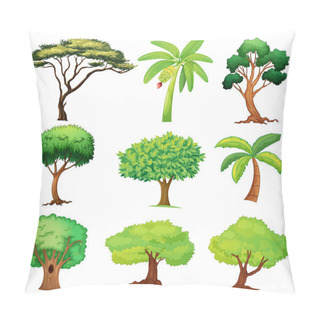Personality  Various Trees Pillow Covers