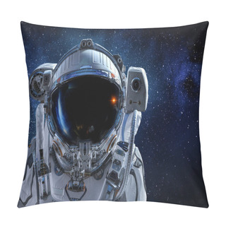 Personality  Exploring Outer Space. Mixed Media Pillow Covers