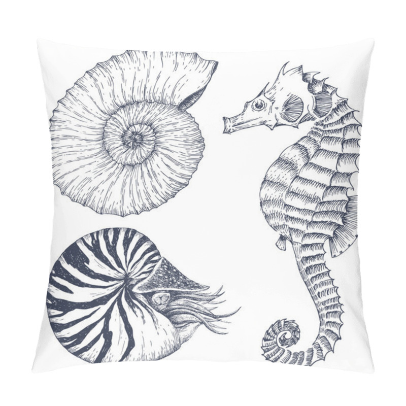 Personality  Sea life set pillow covers