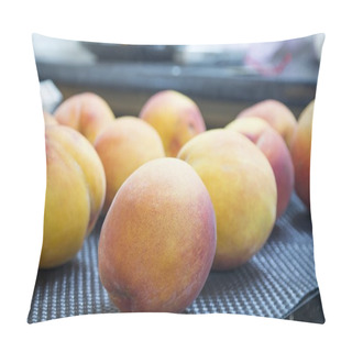 Personality  Red Organic Peaches Pillow Covers