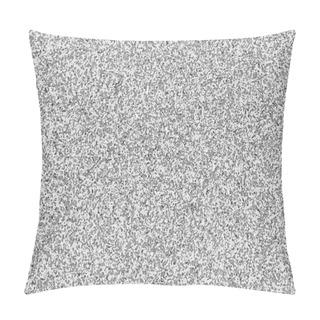 Personality  Vector Television Interference.  Pillow Covers