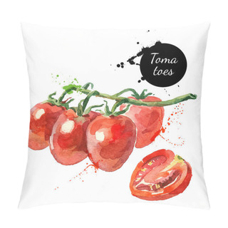 Personality  Watercolor Datterino Tomatoes Pillow Covers