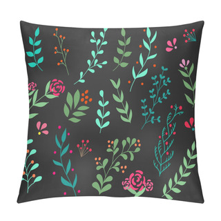 Personality  Flourish Ornate Decoration Element Pillow Covers