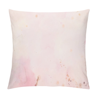 Personality  Light Pink And Purple Watercolor Background Pillow Covers
