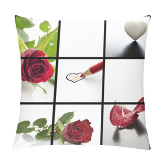 Personality  Valentines Day Collage Pillow Covers