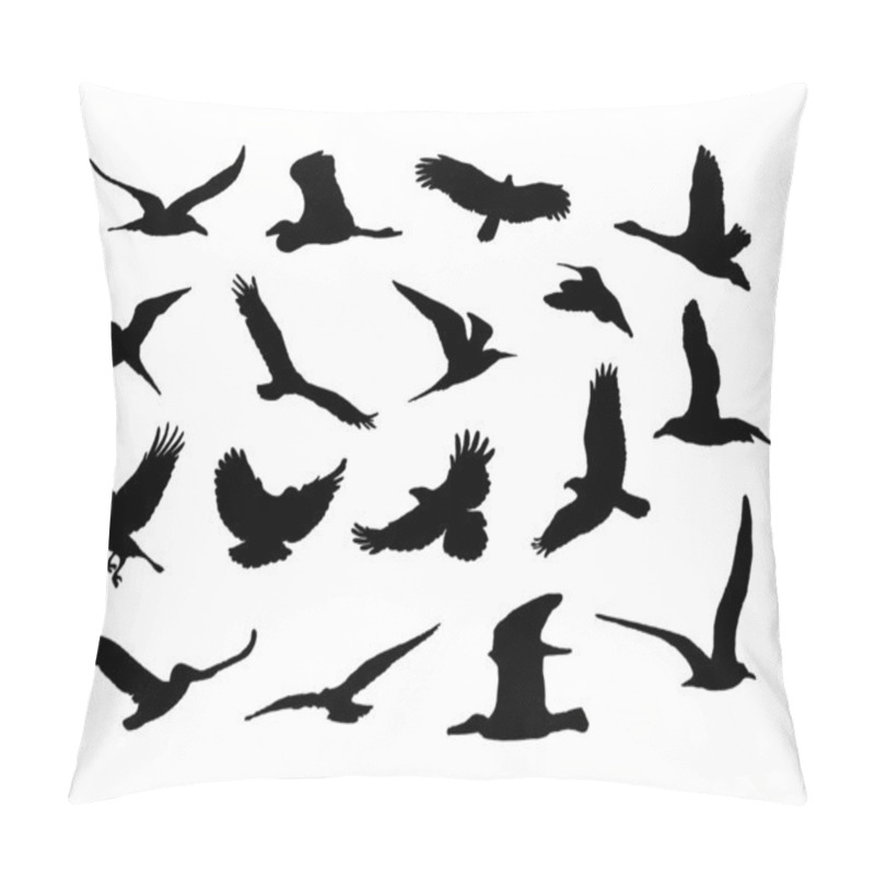Personality  Collection Of Birds. Pillow Covers