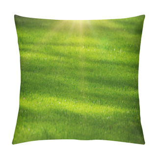 Personality  Green Grass Texture Pillow Covers