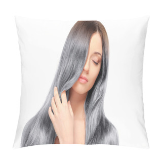 Personality  Woman With Closed Eyes Pillow Covers