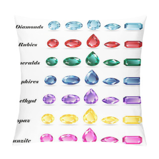 Personality  Seven Sets Of Gems Pillow Covers