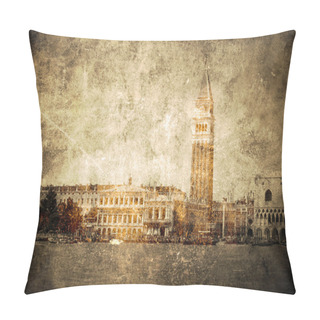 Personality  Retro View Of San-Marco Pillow Covers