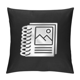 Personality  Binding Silver Plated Metallic Icon Pillow Covers