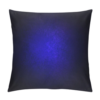 Personality  Blue Black Background Pillow Covers