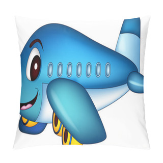 Personality  Cartoon Airplane Flying Pillow Covers
