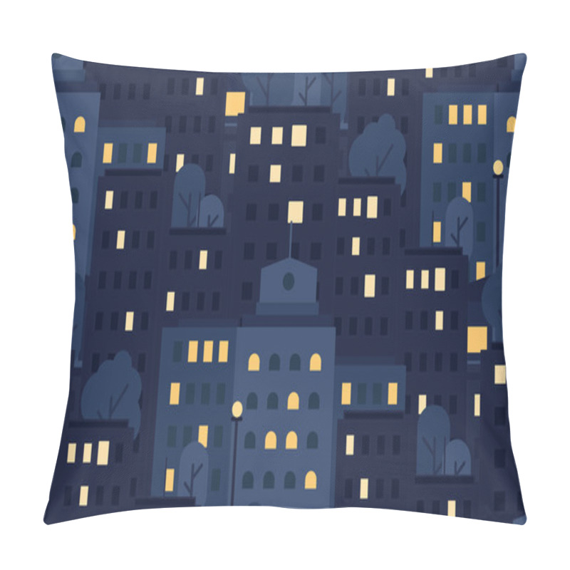 Personality  City Seamless Pattern pillow covers