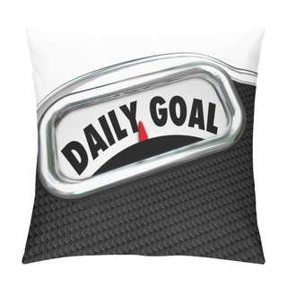 Personality  Daily Goal Scale Weight Loss Diet Plan Pillow Covers