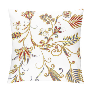Personality  Seamless Pattern In Ethnic Traditional Style. Pillow Covers