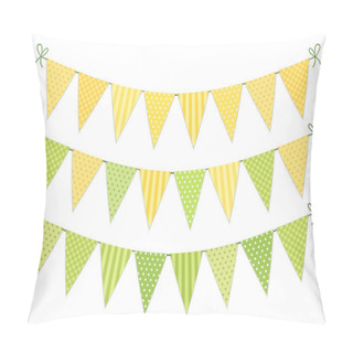 Personality  Textile Bunting Flags Pillow Covers
