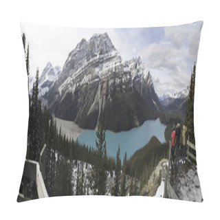 Personality  Peyto Lake Panoramic Pillow Covers