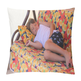 Personality  A Young Boy Asleep Pillow Covers