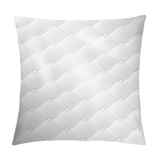 Personality  Grey Leather Pattern With Round Shapes And Knobs. Vector Illustration Pillow Covers