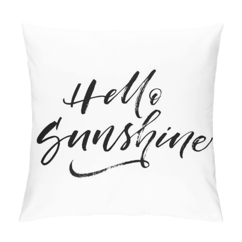 Personality  Hello sunshine card. pillow covers