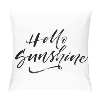 Personality  Hello Sunshine Card. Pillow Covers