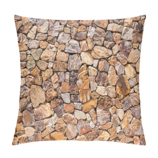 Personality  Brown Stone Background Pillow Covers