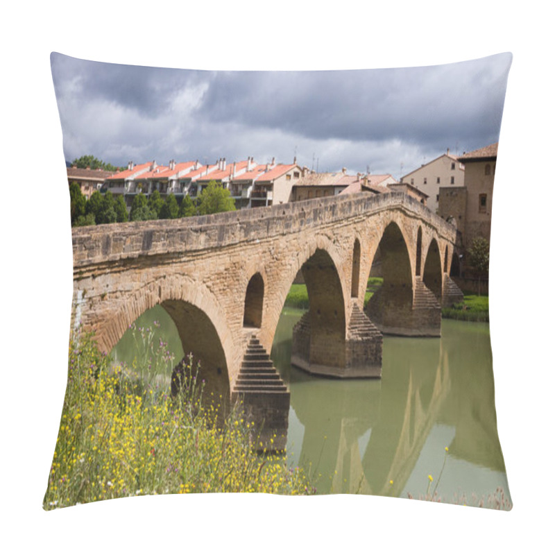 Personality  Historic Bridge Navarra Spain Pillow Covers