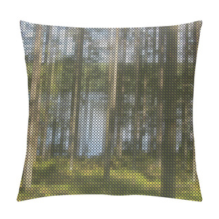 Personality  Abstract Nature Illustration Of Cross-stitch Pillow Covers